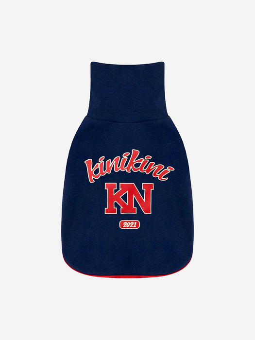 KINI DAILY TURTLENECK SLEEVELESS-NAVY(슬리브)