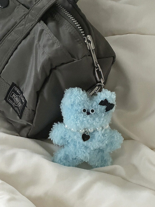 Blue bear key ring (2color)