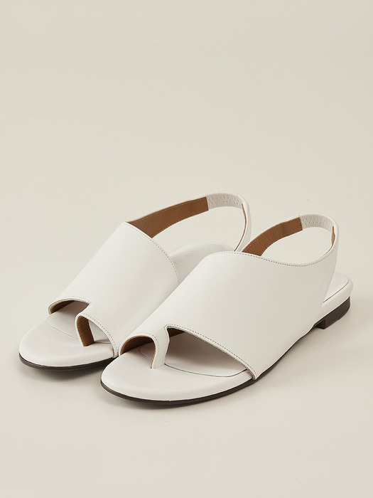 Eve Cut-Out Sandal_White