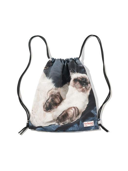 Drawstring Sport Bag Cat Print