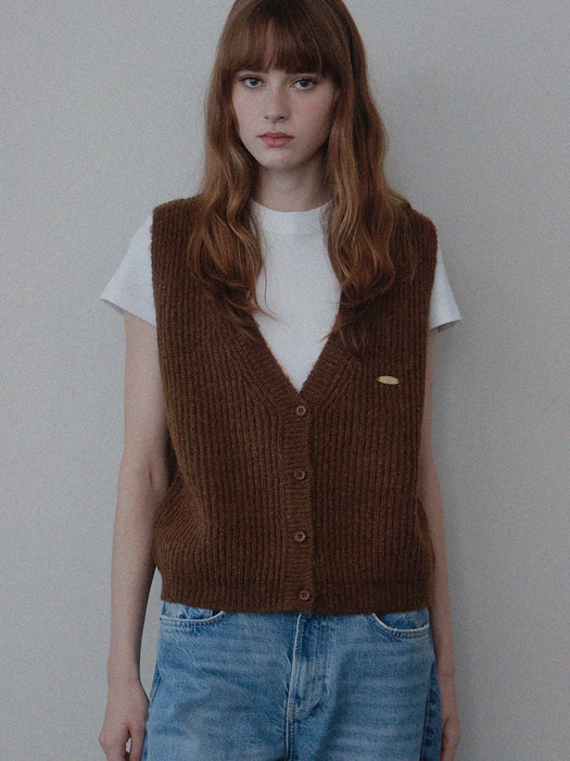 Wool Alpaca Vest - 4 color