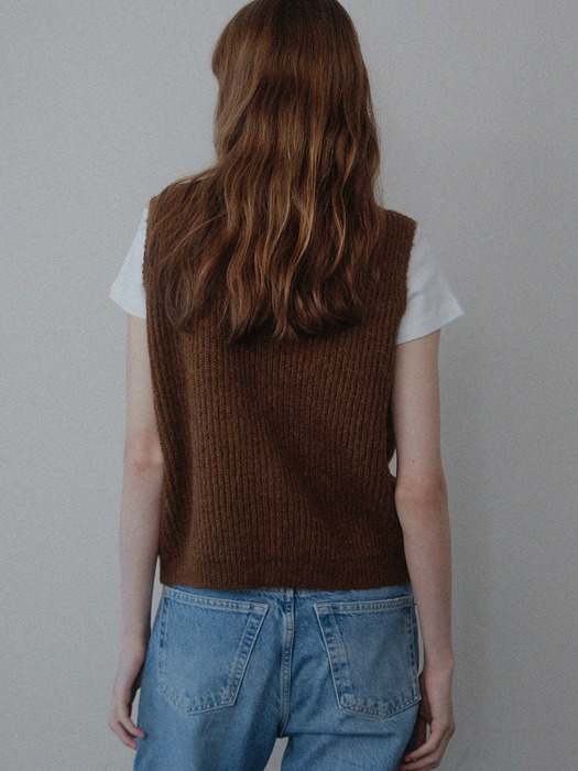 Wool Alpaca Vest - 4 color