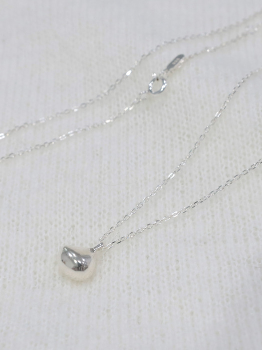SW4066 Long drop necklace_Silver - Image 3
