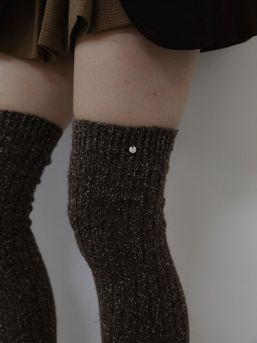 Ribbed Wool Over Knee Socks_3COL (L244MSC010)