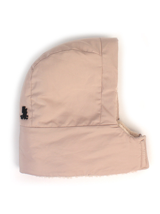 Velcro Padding Beige Balaclava 패딩모자