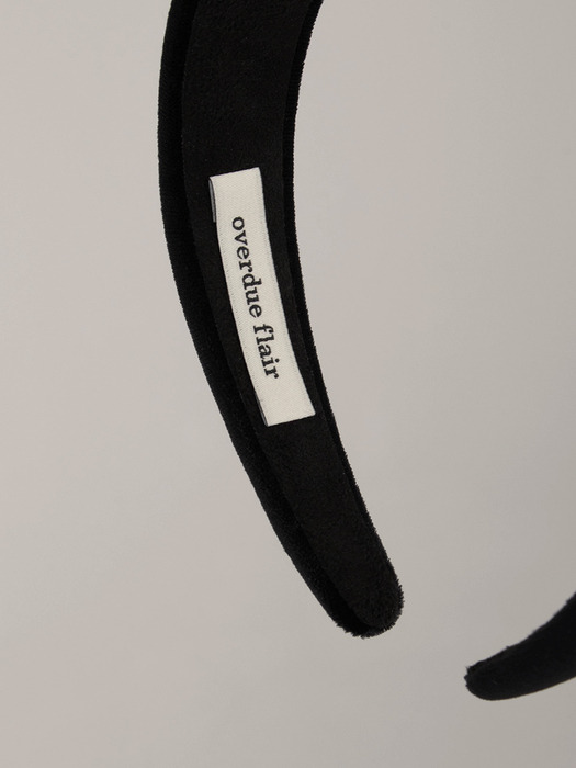 OF VELVET HAIRBAND_BLACK