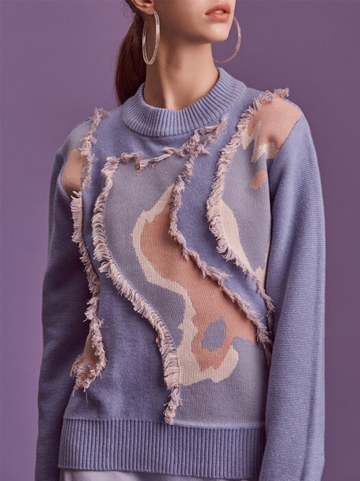 skyblue cashmere knit