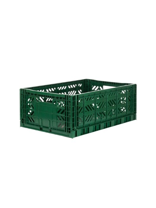 아이카사 폴딩박스 L dark green_Passive Lock 22cm