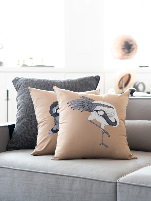 JIM THOMPSON Mythical Crane Silk Cushion 