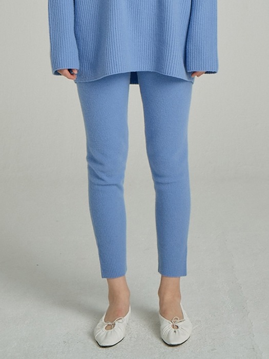 Wool Sweater Leggings_Light Blue