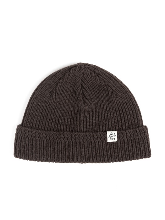 MILITARY KNIT WATCH CAP (brown)