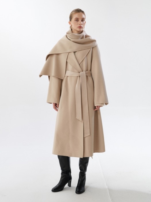 NTW CASHMERE SHAWL COLLAR COAT [HAND MADE] 2COLOR