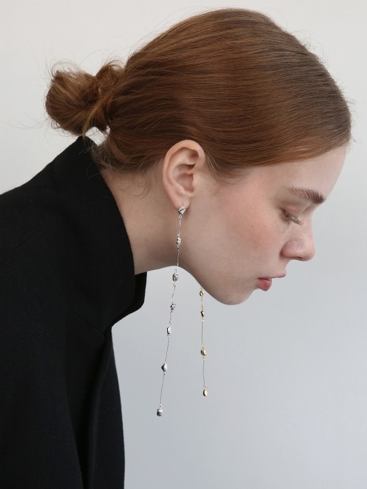 Form of Time - Earring 12 - silver