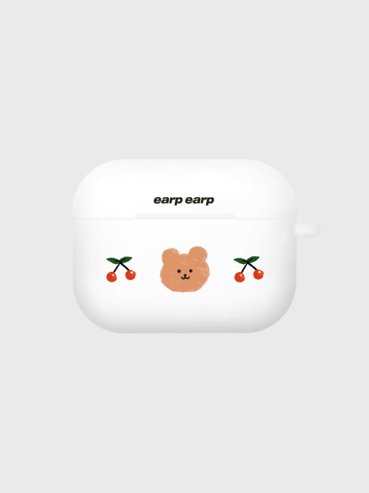 Dot cherry bear-white(Air pods pro)