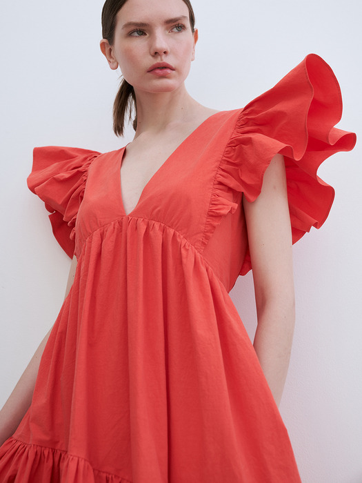 Idalia Tiered Wing Maxi Dress (2 Colors)