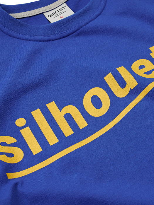 Silhouette Logo T-Shirts (blue)