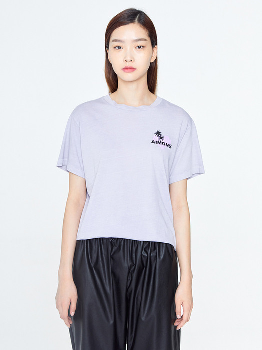 Pigment Lavender Palm tree T-shirt