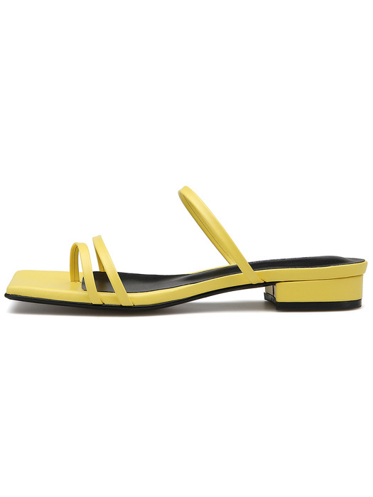 Diagonal strap Sliders_Yellow [LMS209]