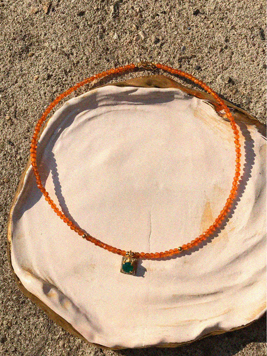 Carnelian necklace