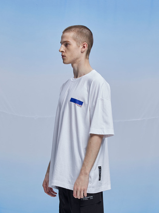 NO.12 Modify Cosmic Box T Shirt - White