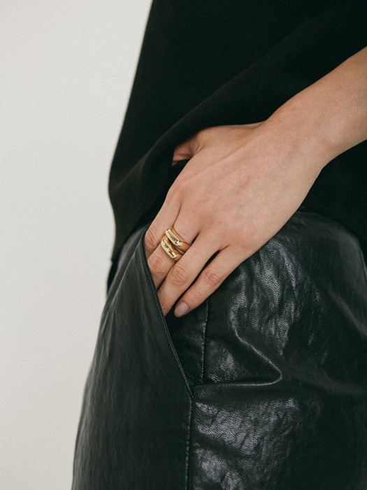Knoll ring - gold