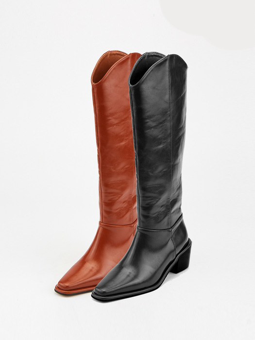Western Long Boots (2Color)