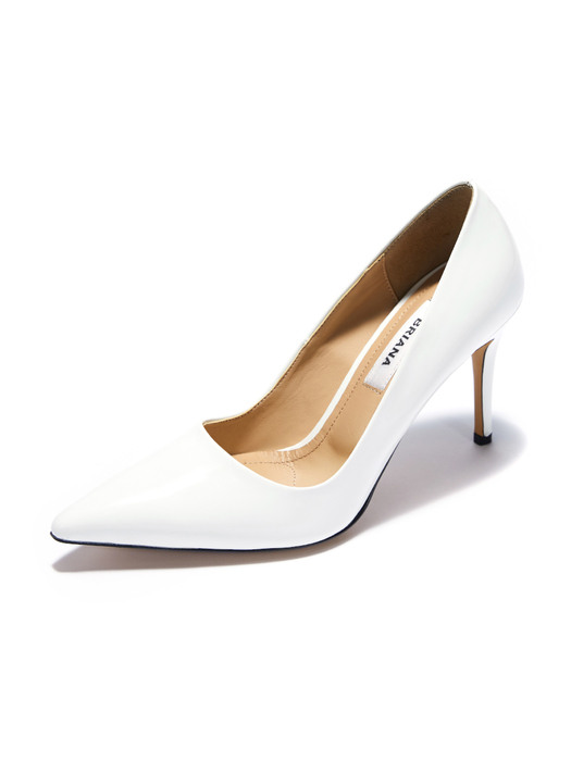 B Stiletto_White Patent