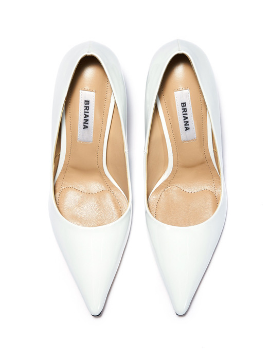 B Stiletto_White Patent