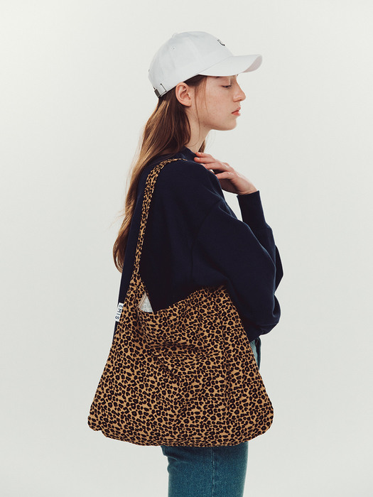 BEIGE LEOPARD ECO BAG(CODUROY)