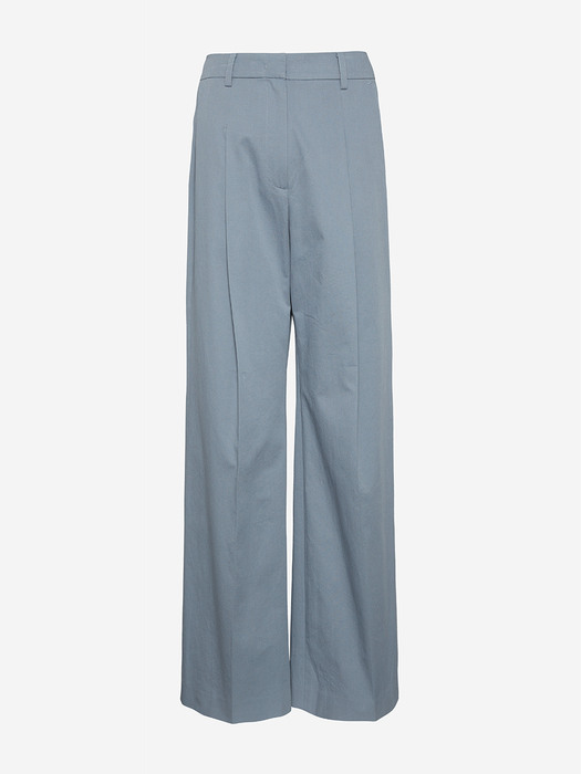 [N]BORAMAE Wide leg trousers (Blue gray)