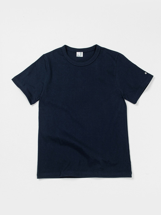 Punching eyelet tee-navy