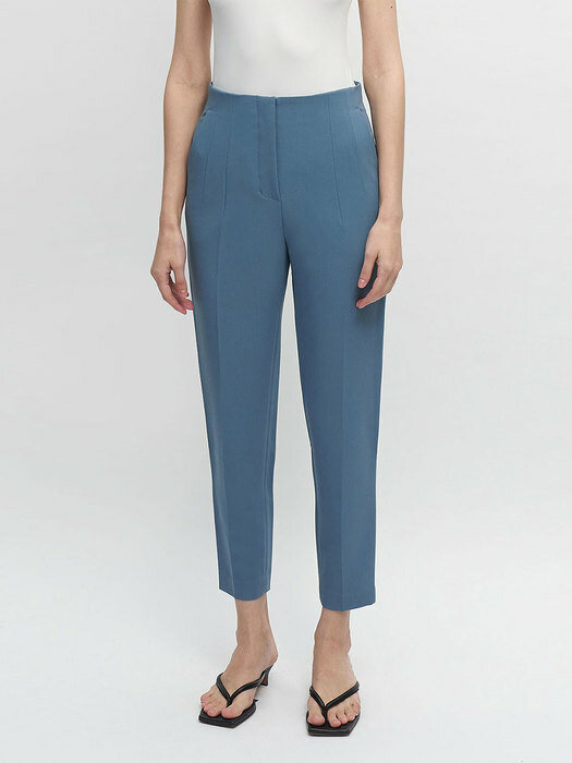 SKY BLUE KARI HIGHRISE TAILORED PANTS