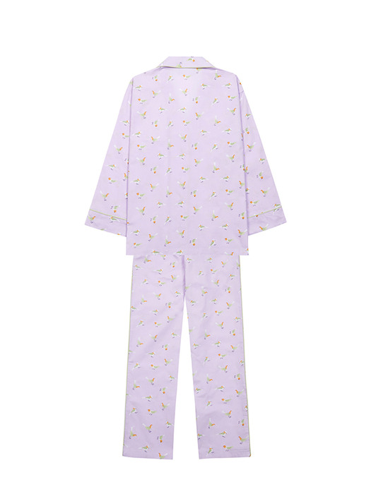  Buddy Robin Pajama Set (Cloud Purple)