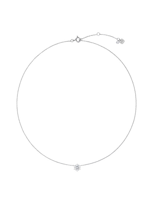 [Silver925]Moissanite 1Carat Necklace_DN0002