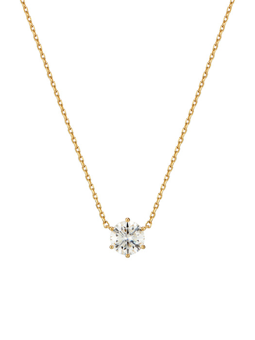 [Silver925]Moissanite 1Carat Necklace_DN0002