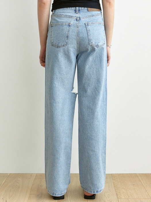 HIGHWAIST DESTROYED JEANS_BLUE