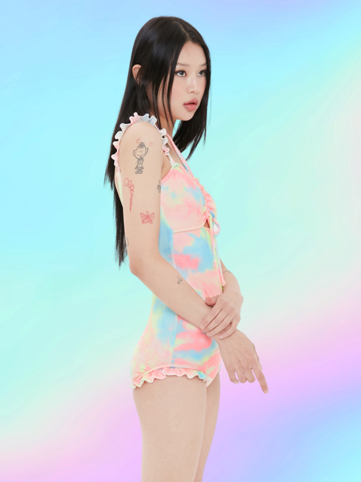 ROLAROLA★ROLA TIE-DYE ONEPIECE SWIMSUIT MULTI_OP-21371 MUSINSA公式 | ROLAROLA (OP-21371) ROLA TIE-DYE ONEPIECE