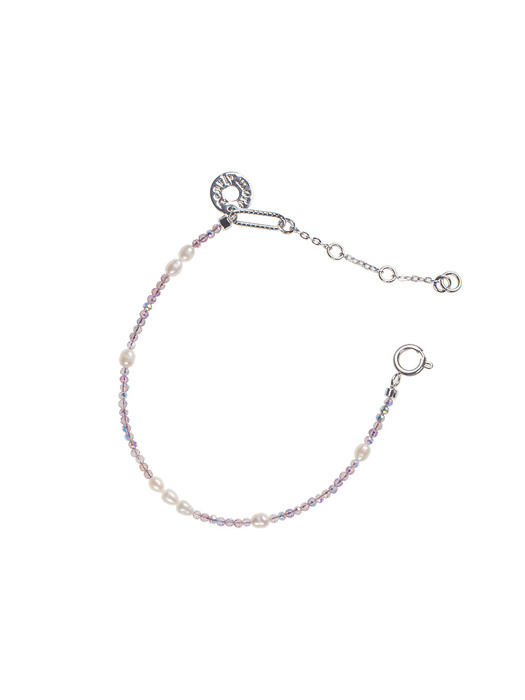 violet beads bracelet