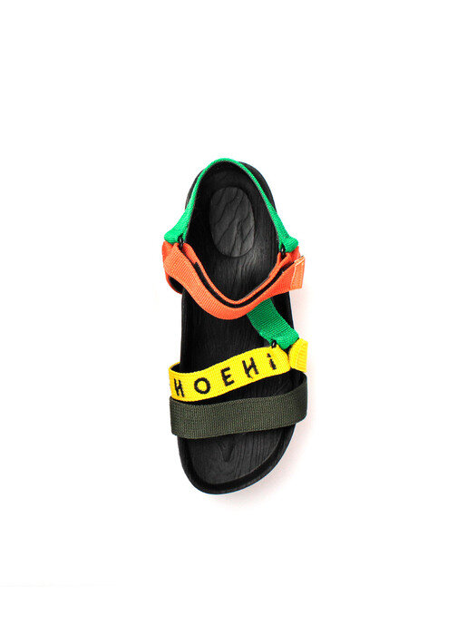 Lollipop Shoehi Logo Color Strap Sandal/S0402/OR