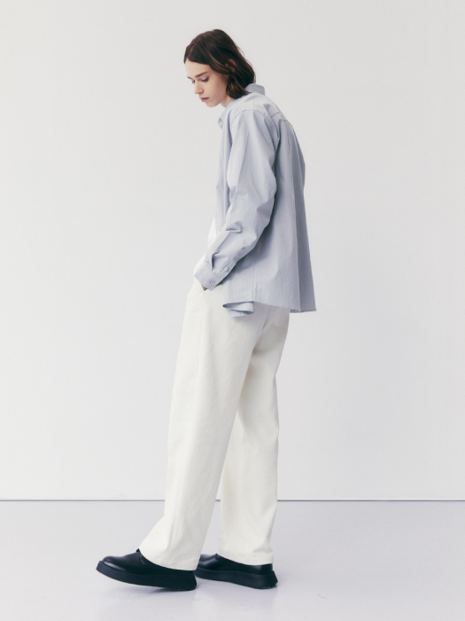 RELAXED FABRIC SHIRT_GRAY