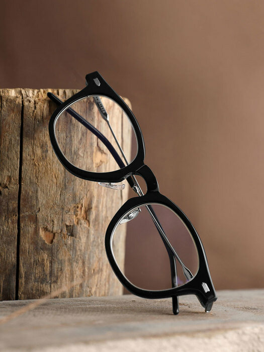 자이스 렌즈 남녀공용 블루라이트차단 안경 블랙 MALENA C5