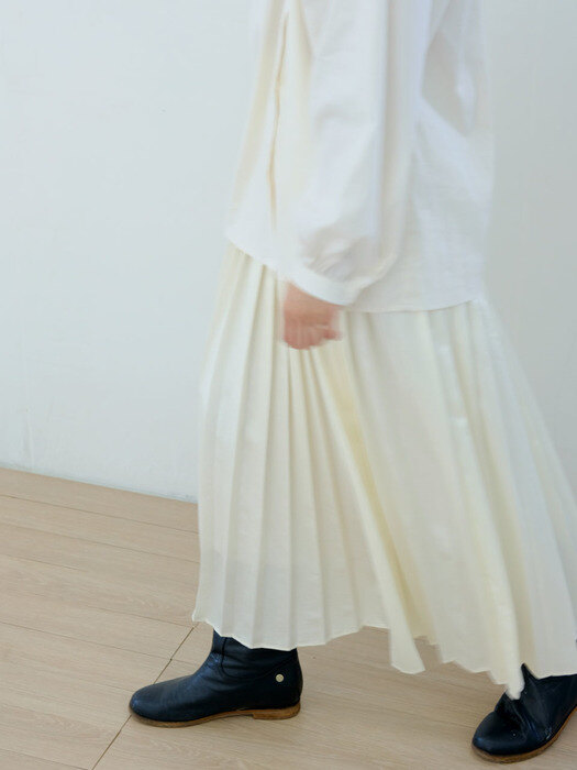 lorelei silk pleats skirt