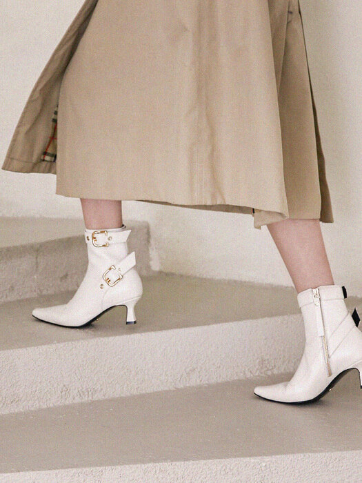 [리퍼브][white 230][white 235][pink 230]Kinda Ankle Boots / 4color
