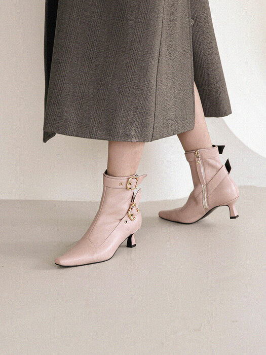 [리퍼브][white 230][white 235][pink 230]Kinda Ankle Boots / 4color