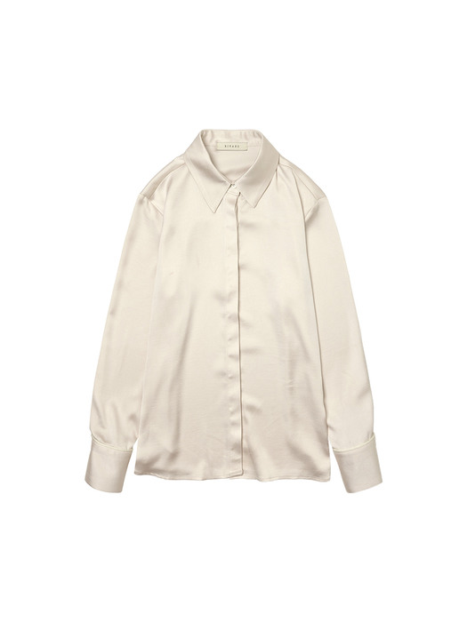 SI TP 5051 rona satin shirt_Pink beige