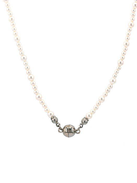 Onetouch Daily Swarovski Pearl Necklace(3&4mm)2