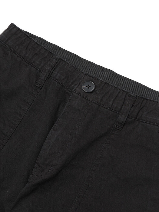 TAPERED FIT CHINO PANTS BLACK