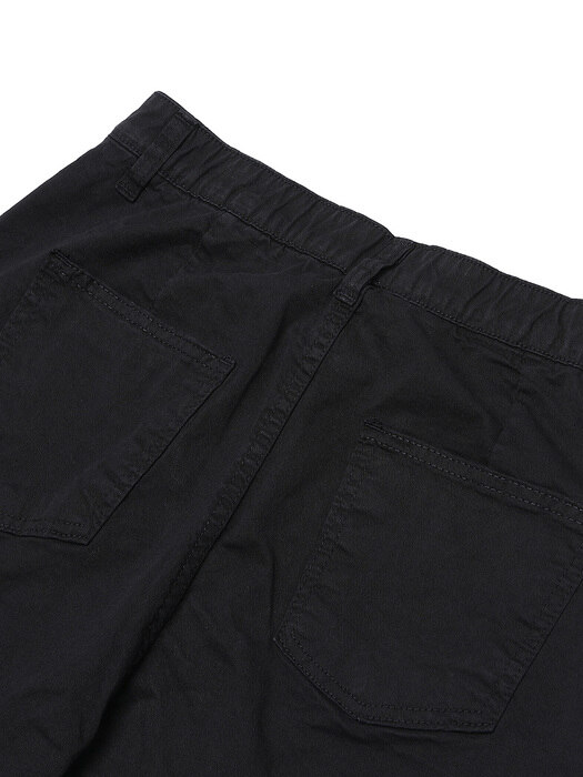 TAPERED FIT CHINO PANTS BLACK