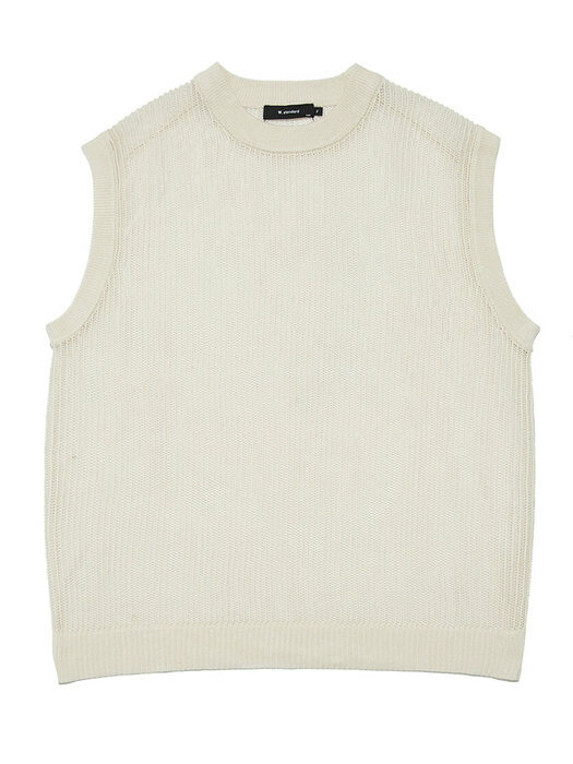 펀칭변형 라운드 베스트 TEXTURE ROUND VEST