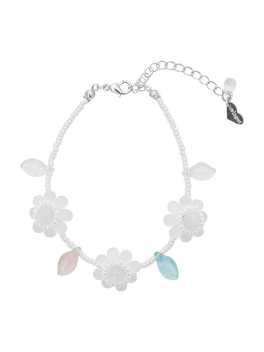 Fog Beads Bracelet (White)
